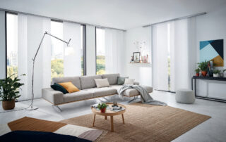 Japonská panelová stěna do obýváku od Louver